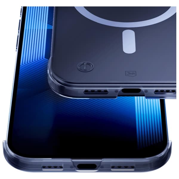 Ultrakevyt 3MK Just20g MagCase iPhone 17:lle, läpinäkyvä