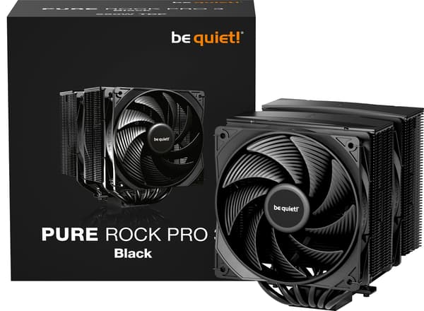 be quiet! -jäähdytin Pure Rock Pro 3 musta (BK042)