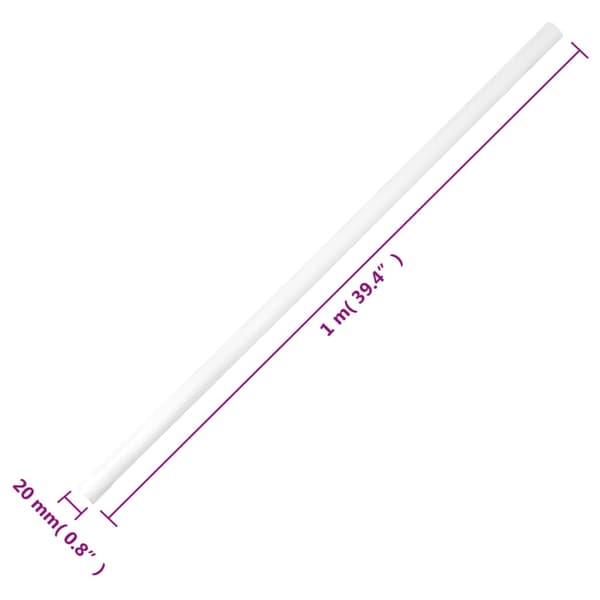 vidaXL Elrör, Ø20 mm, 10 m, PVC