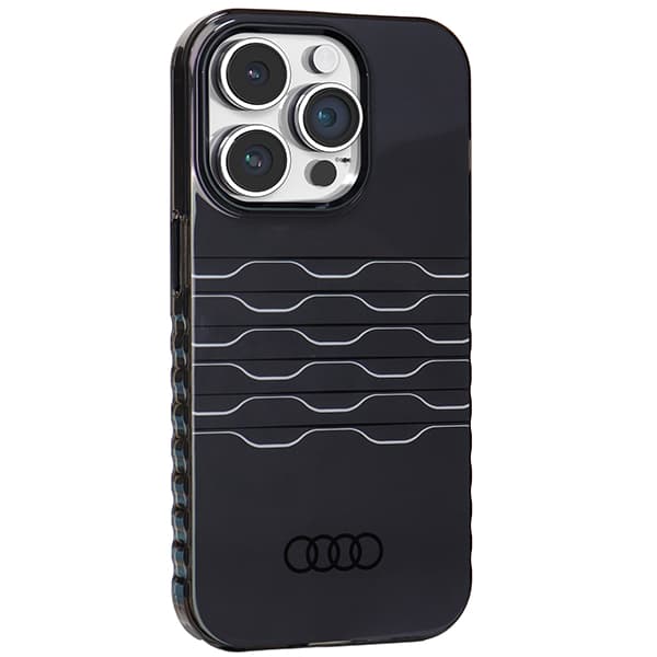 Audi IML MagSafe -kotelo iPhone 14 Prolle, musta