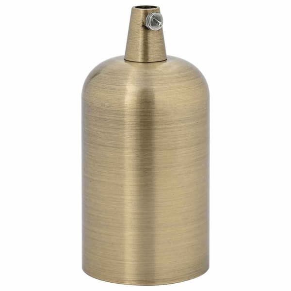 vidaXL Lamphållare 2 st brons E27