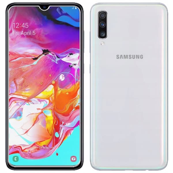 2x Härdat glas för Samsung Galaxy A70 Glas 9H | 2-pack