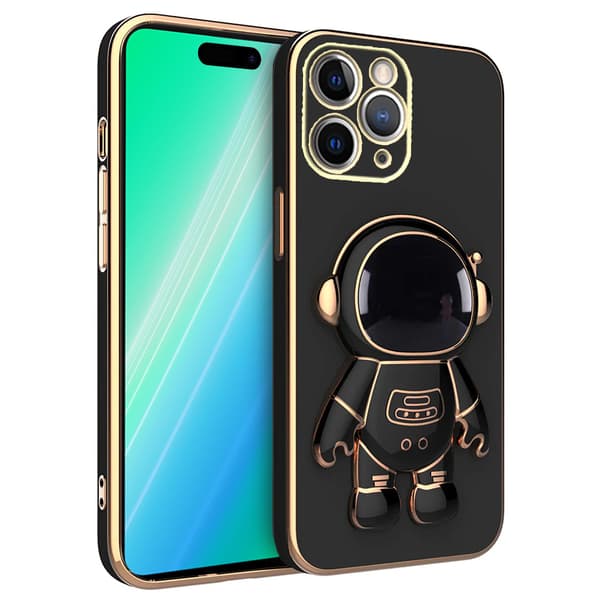 iPhone 14 Pro Max cover, Astronaut, Sort