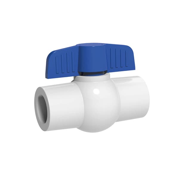 IDMAR Kugleventil 1/2" PVC limet system - koldt vand