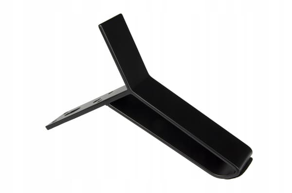 møbelben, loftben, skrå, sort metal, TIL møbler, sofaer, divaner, 12 cm