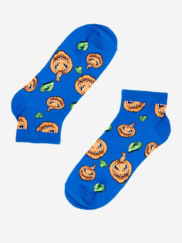 Herr Blå Urban Strumpor Pumpkin Låga Strumpor 41-46