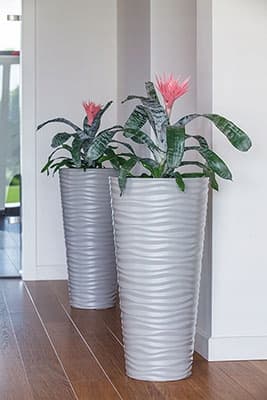 Sahara Dunes Slim 35 Rund Blomkruka | Vit