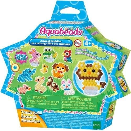 Aquabeads Muntre Dyr Refill Sæt