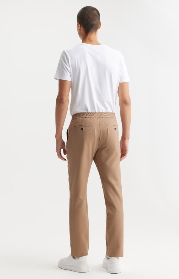 Chinos med smal passform och ull 31/32