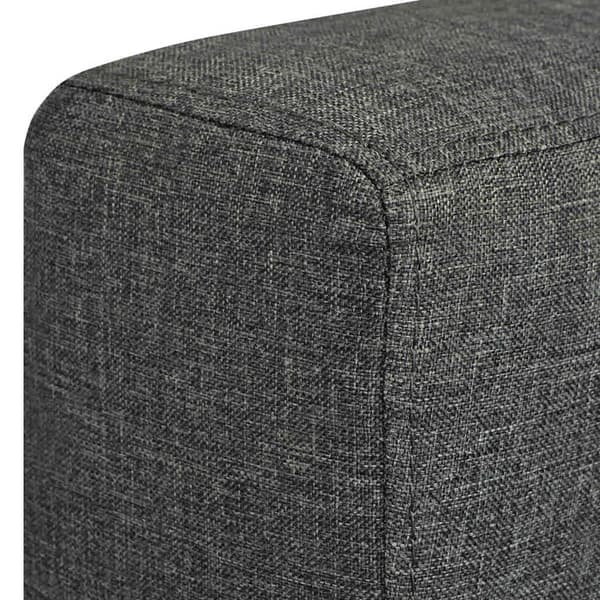 vidaXL 2-personers polstret sofa mørkegrå