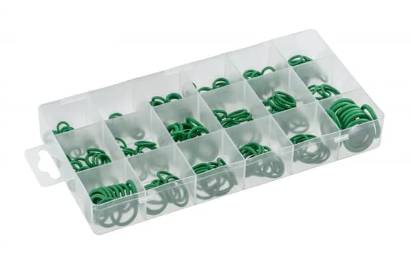 Hoegert Technik gummi-O-ringssats 270 delar grön