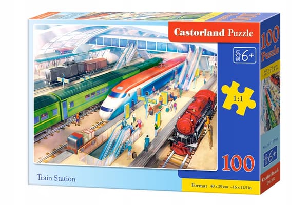 Pussel 100 B-111190 togstation
