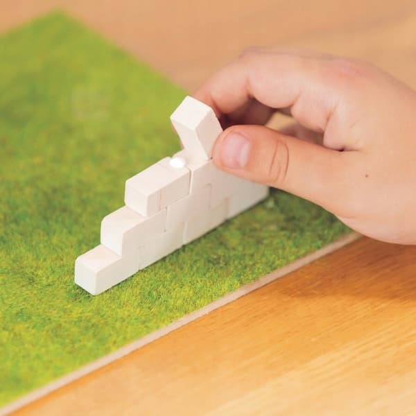 BRICK TRICK CASTLE BRICKS HVIDE 70