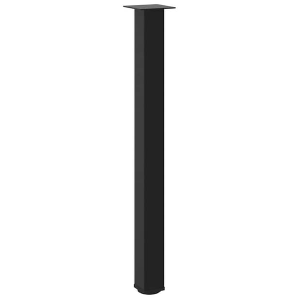 vidaXL sofabordben, 4 stk., sort, 90-92 cm, stål