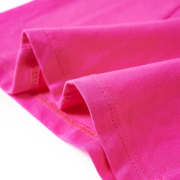 Børne langærmet T-shirt, mørkerosa, 104