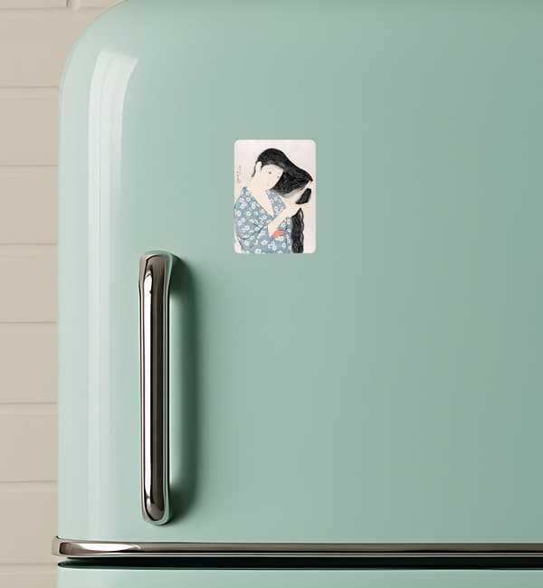 Hashiguchi Goyō 7x5 Japan Ukiyo-e kylskåpsmagnet