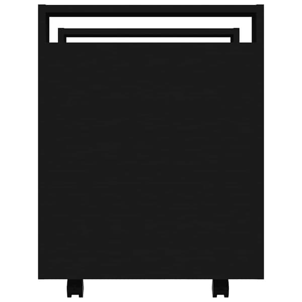 vidaXL skrivebordsskab sort 60x45x60 cm træbaseret materiale