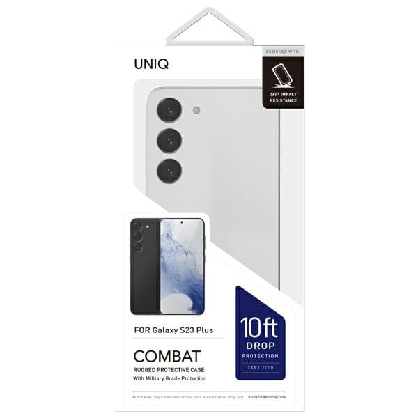 UNIQ-etui Combat Sam S23+ S916sort/kulstofsort