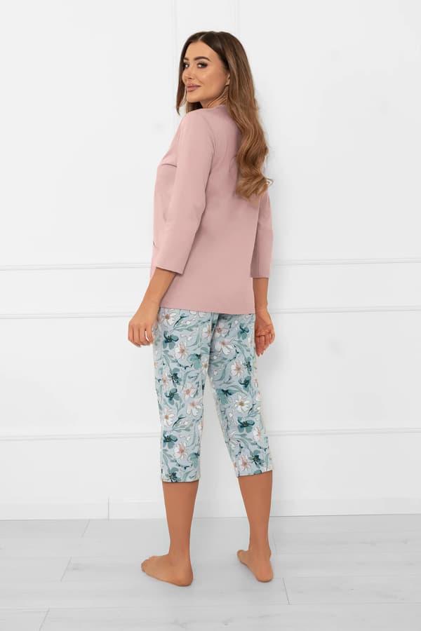 Dampyjamas med 3/4-ärmar, 3/4-byxor Sequoia S
