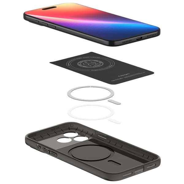 Spigen Thin Fit MAG MagSafe etui til iPhone 17 Pro Max gunmetal