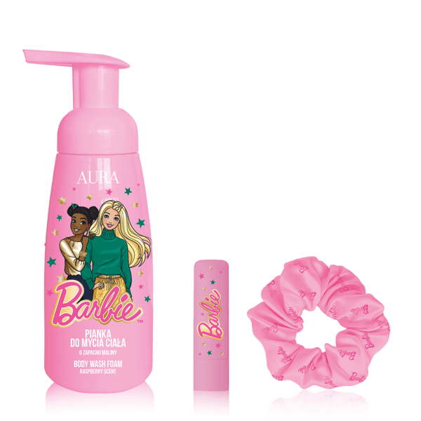 BARBIE Body, Læbe & Scrunchie Sæt