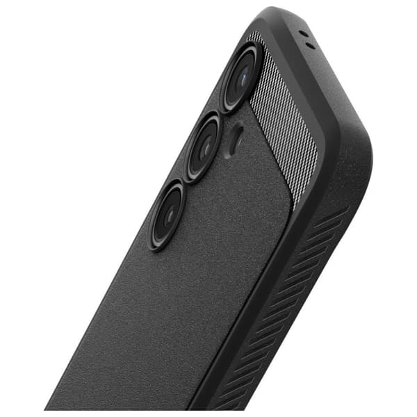 Spigen Rugged Armor -suojakuori Galaxy S24 FE:lle, musta