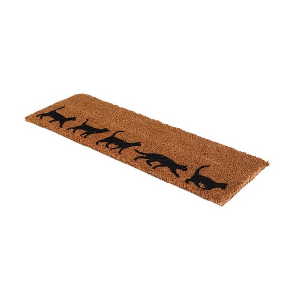 Dørmåtte med kattemotiv 75x25 cm