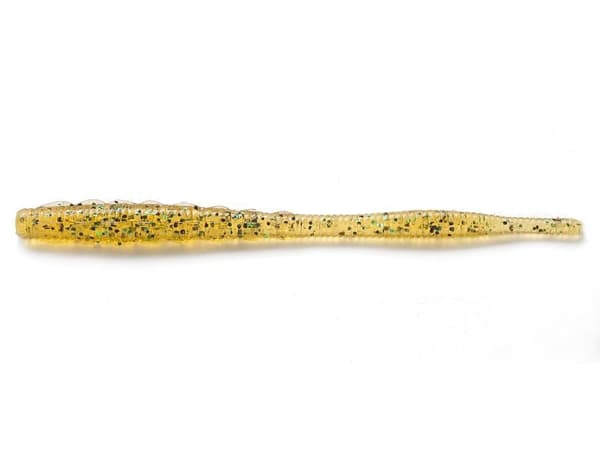 Fish UP - skællet 2,8" 7 cm #036 Karamel/grøn & sort