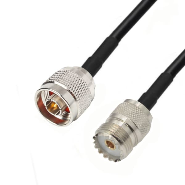Antennekabel N-stik / UHF-stik RF5 1m