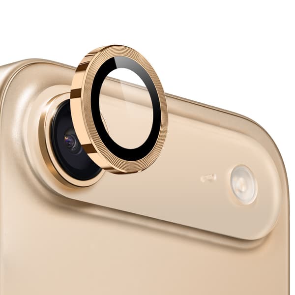 2x ERBORD OPTIK Pro Kameraglas til iPhone Air, Guld
