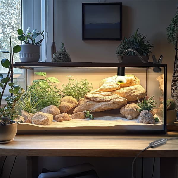 Terrario Long ReptiSun Time Control - lampe med timer