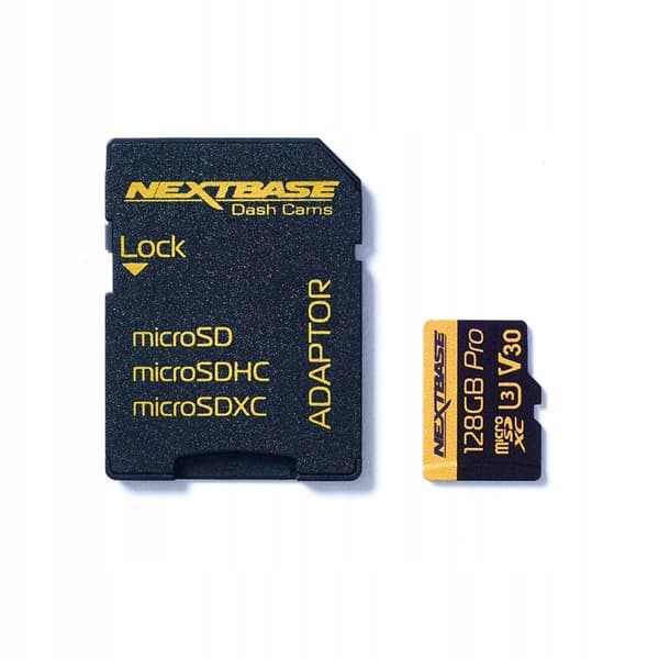 Nextbase 128 GB U3 MicroSD-minneskort med adapter