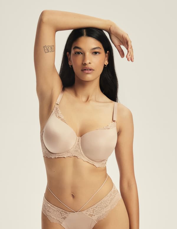 Notty Esotiq vadderad bh | beige PANT 75E