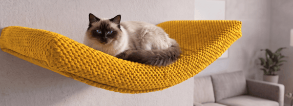 Arc Metal Kattehylde 60cm Sennep