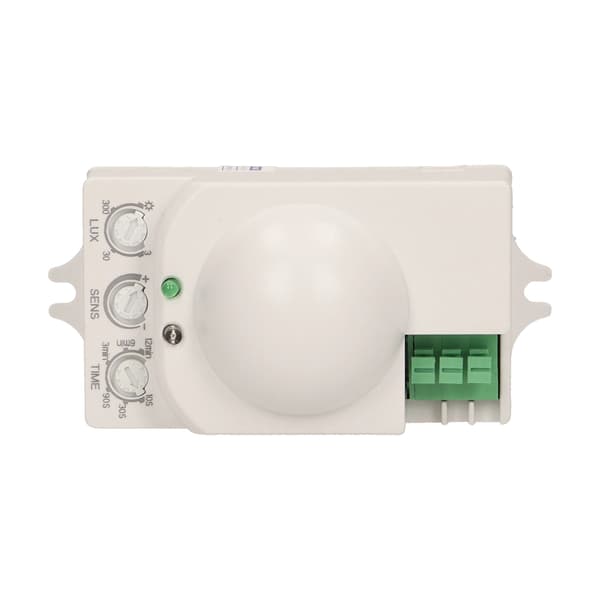 Mikrovågsrörelsesensor Radarsensor 360° IP20 LED 1200W Ytmonterad