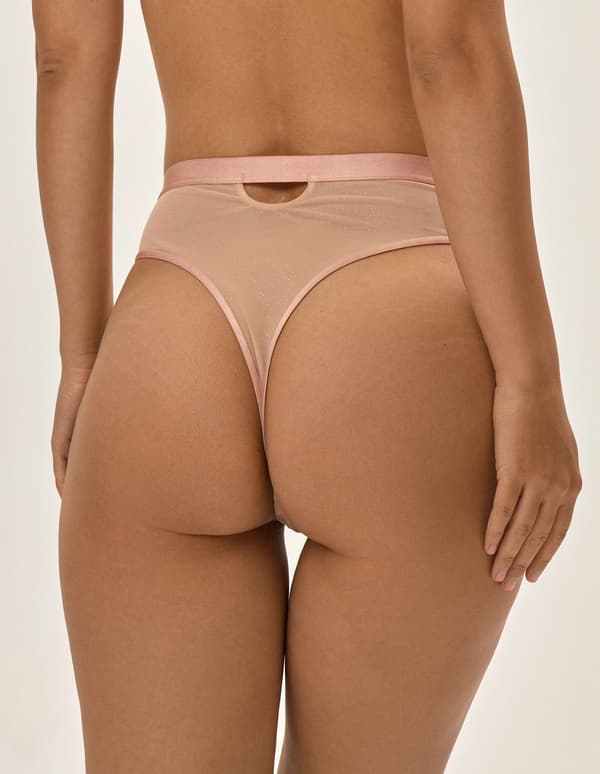 Othilia stringtrusser - beige L