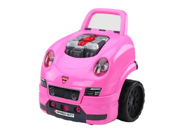 Værkstedsmontering af bilmotor DIY-sæt lyserød