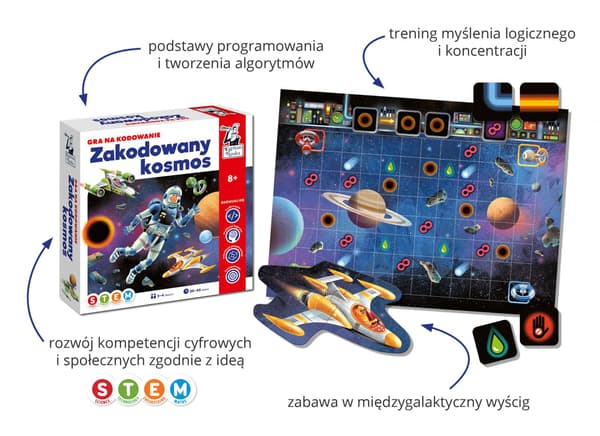 Kodningsspel. Coded Cosmos, släpp 2022. Captain Science. EDGARD