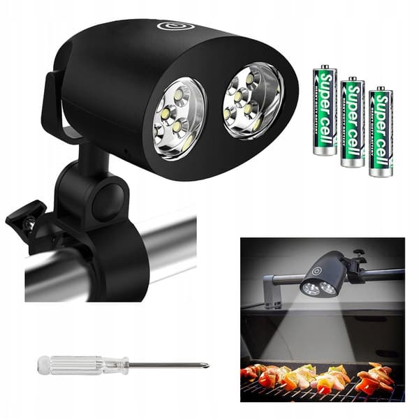 LED-lampe grillbelysning BBQ-lampe TIL grillbelysning 10 LED stærk