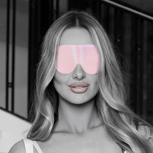 Av! Paris Collection Maske Blindbind Pink - Læder Blindbind