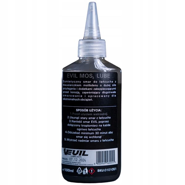 EVIL MoS2-kittschmierstoff 100 ml med molybdendisulfid