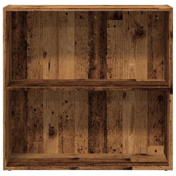 vidaXL bogreol, antik træ, 80x30x77 cm