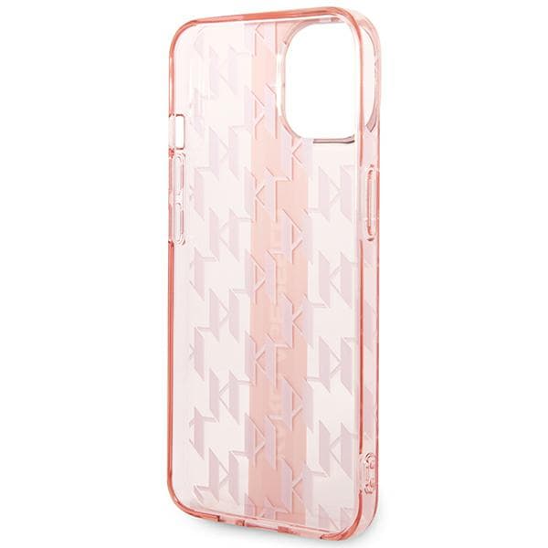 Karl Lagerfeld Mono Vertical Stripe Cover til iPhone 14 Plus, Pink