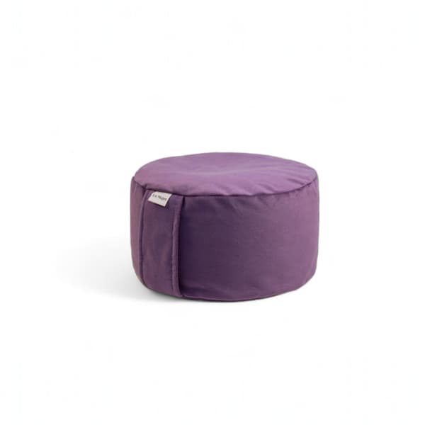 Meditationskudde, zafu med bovete - lila