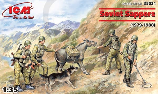 ICM35031 Sovjetiska sappers 1979-1988 4 figur 3 soldat