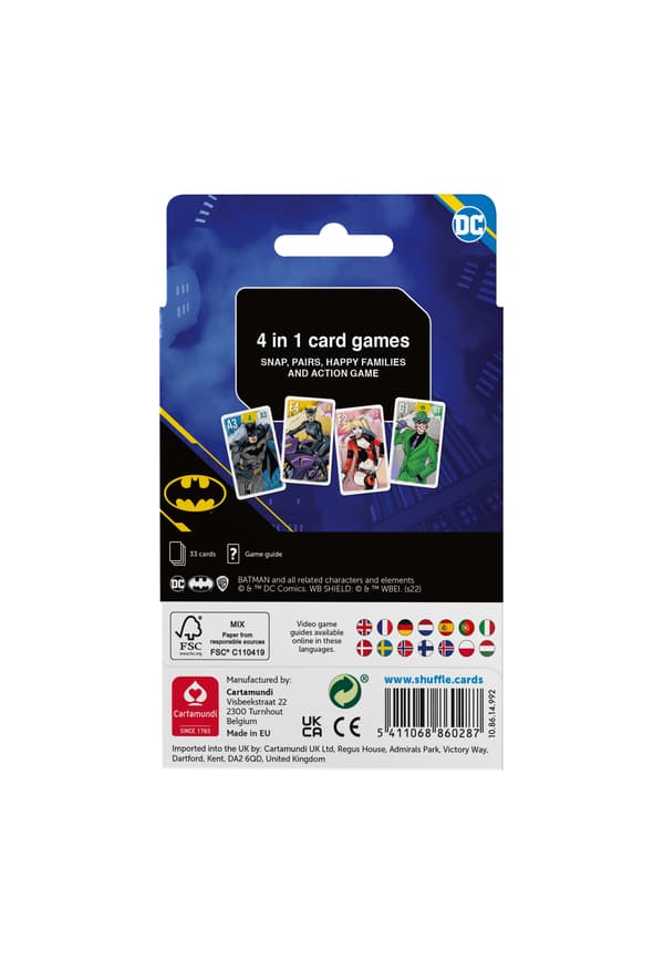 BATMAN 4-I-1 SPILLEKORT 10028045