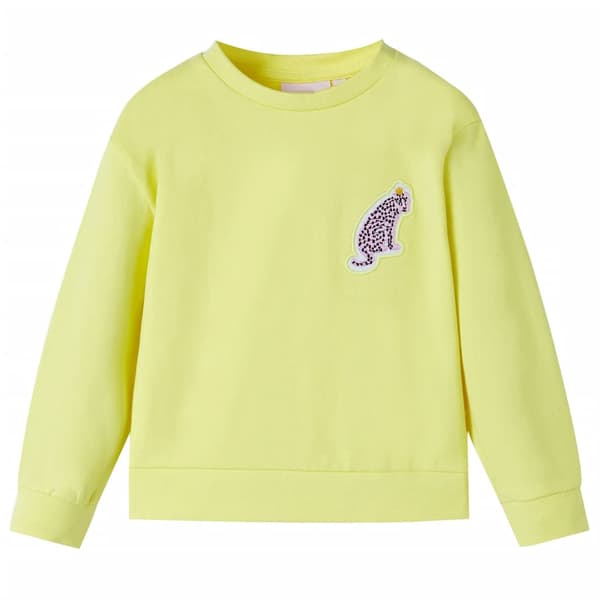 Børnesweatshirt, gul, 104