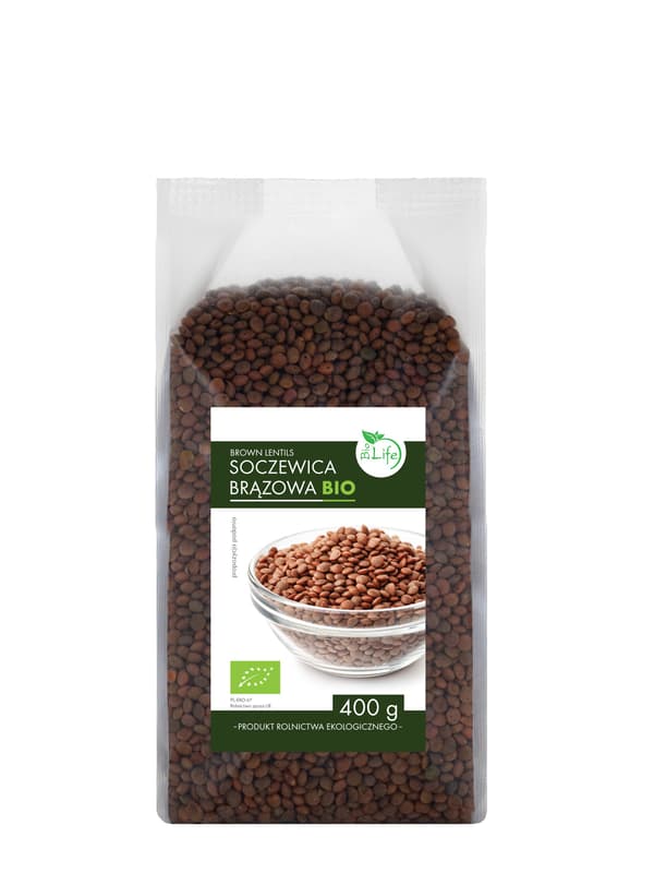 Luomu ruskeat linssit 400g
