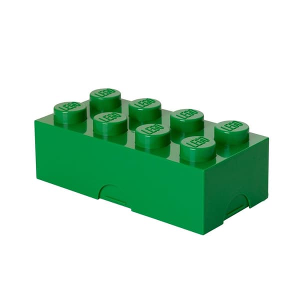 LEGO(R) klassisk container med åtta klossar, grön
