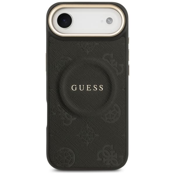 Guess Peony Hot Stamp MagSafe-etui til iPhone Air, sort